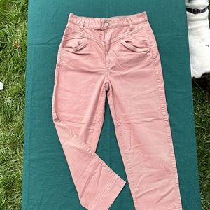 Light Pink Cropped Madewell Pants